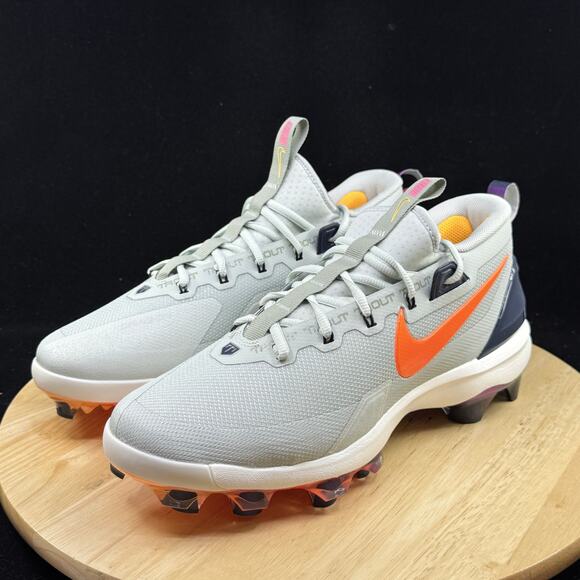 Nike Men\'s Force Zoom Trout 9 Elite Baseball Cleats HF1116-001 Gray Size 9.5 New main image 4